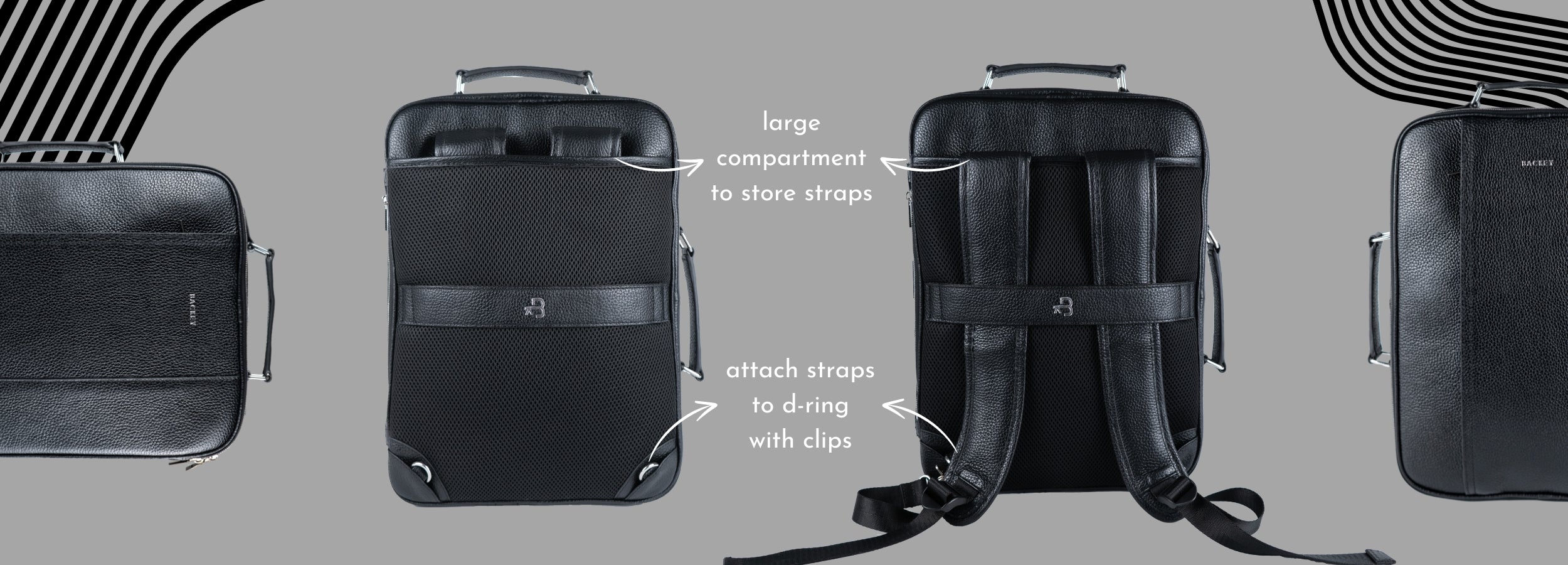 Backey - Leather Backpack